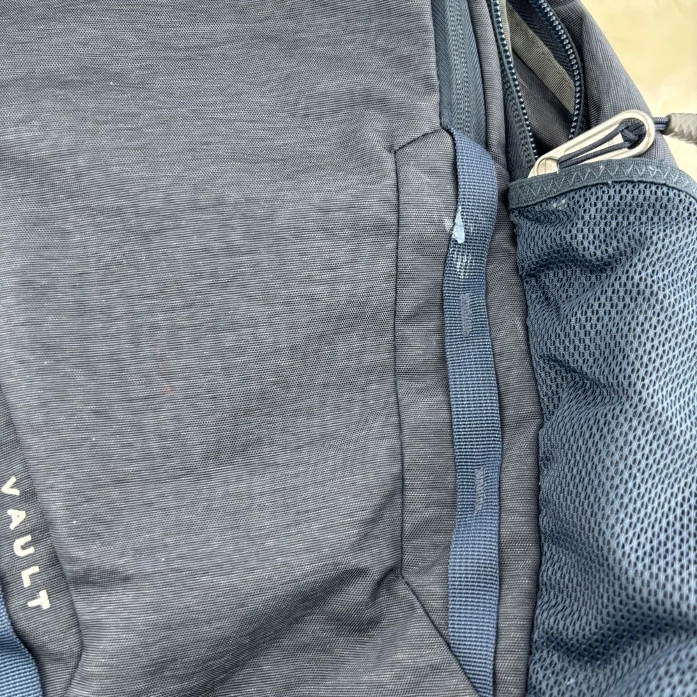 The North Face Blue Backpack with Durable Design and Versatile Functionality